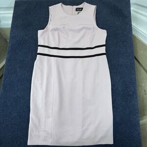 Evan-Picone Black Label Dress Womens 18 Tutu Pink Black Essentials Sheath Work